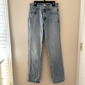zara straight leg jeans